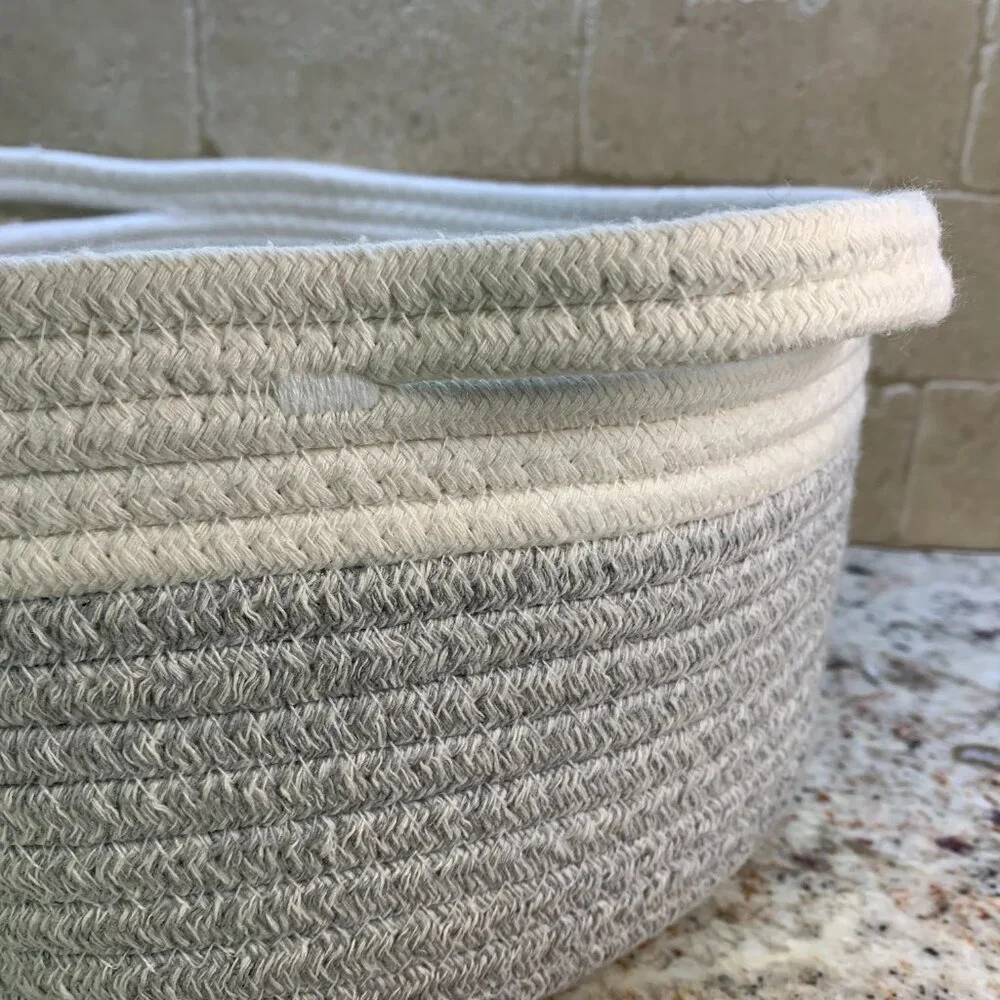 Rope Cotton Basket - NWOT